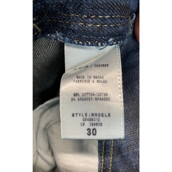 Y2K Guess Lace Up Back Low Rise Corset Jeans Medium Wash Embrodiered Stretch - Picture 10 of 10